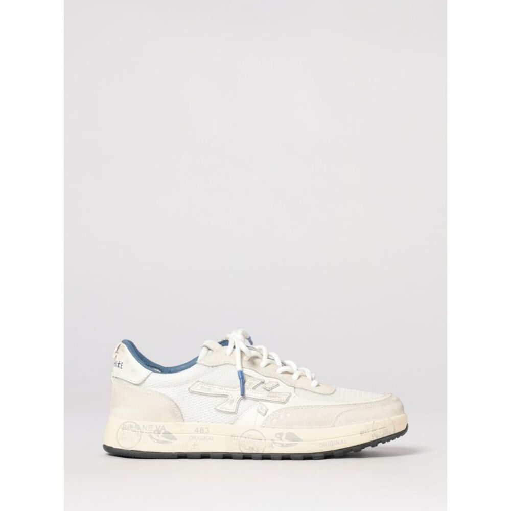 Premiata Men Nous Premiata Perforated Suede Sneakers